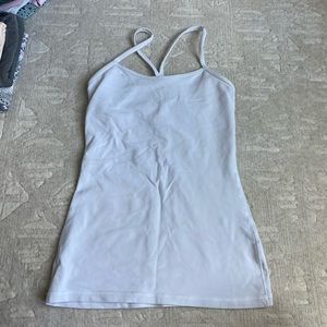 White Lululemon tank top